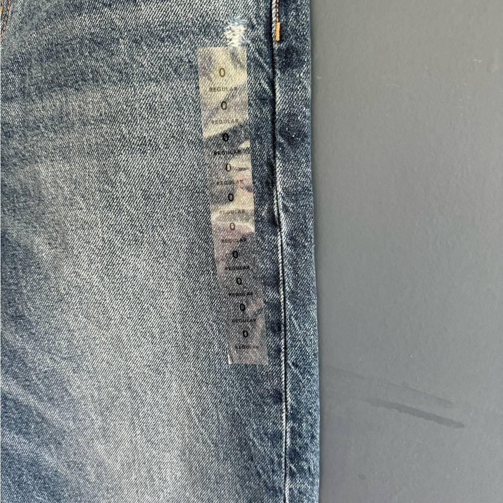 American Eagle Outfitters Blue Wide Leg Jeans - Picture 4 of 5